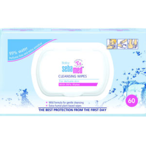 Бебе мокри кърпички 99% вода 60 бр.